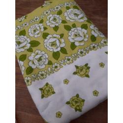 Funky flanellen laken. Vintage. Als nieuw. Lap stof