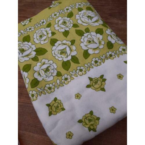 Funky flanellen laken. Vintage. Als nieuw. Lap stof