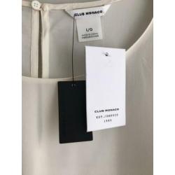 Club Monaco zijden blouse L NIEUW