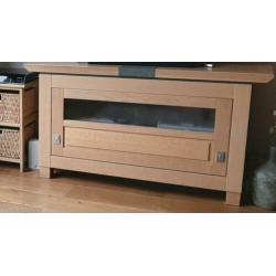 Dressoir *TV-meubel * Spiegel Blank Eiken 3 delig set