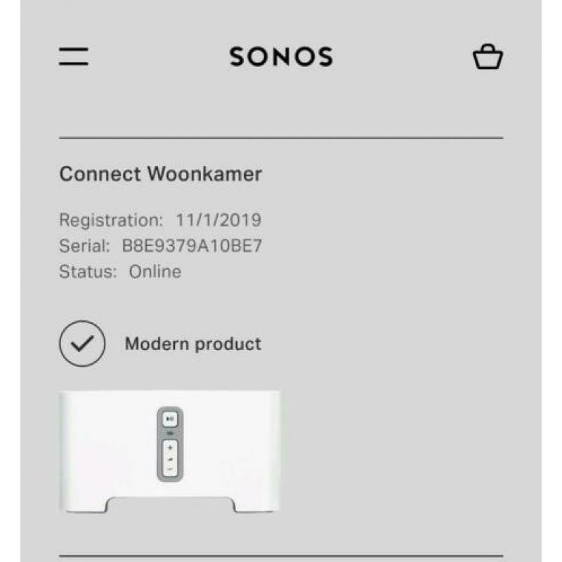 Sonos Connect mediaspeler in zeer goede staat