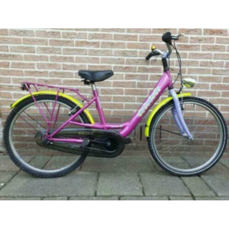 Meisjes fiets met 3 naaf versnellingen, 24 inch
