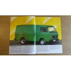 Folder Volkswagen LT 08/1984