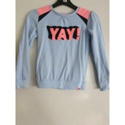 Z8 trui licht blauw maat 128/134