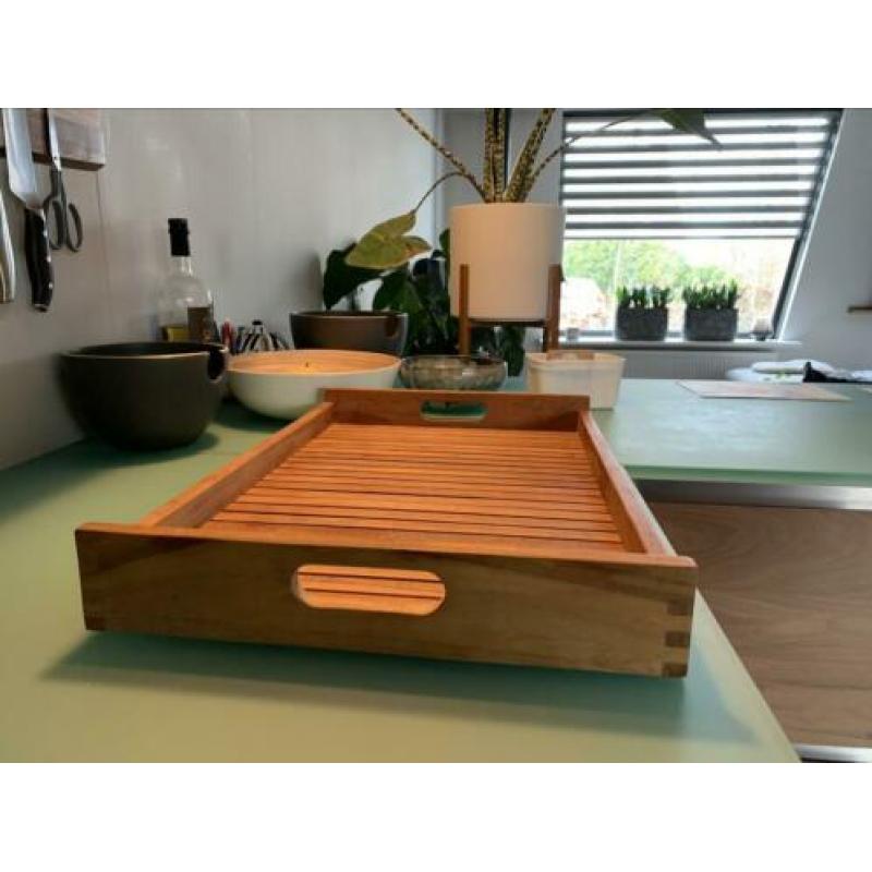 Massief houten dienblad