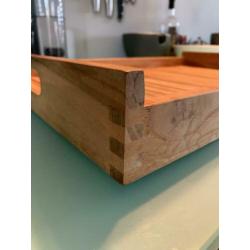 Massief houten dienblad