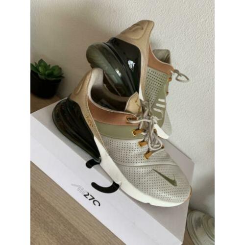 Nike Air Max 270 Premium Leather String Desert Ochre Olive