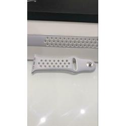 Aplle watch band 38 40 mm nike + sport pure platinum white