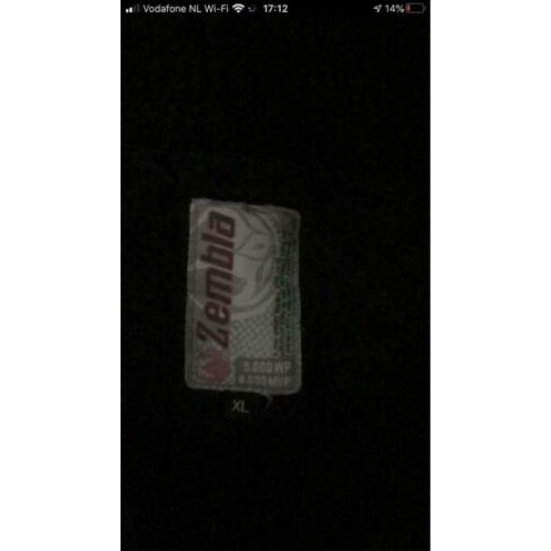 zwarte skibroek mt xl Zembla
