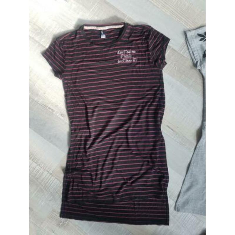 kleding meisje maat 158 jurkje tuniek lang shirt