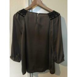 Groene top Maison Scotch maat 2 (38)