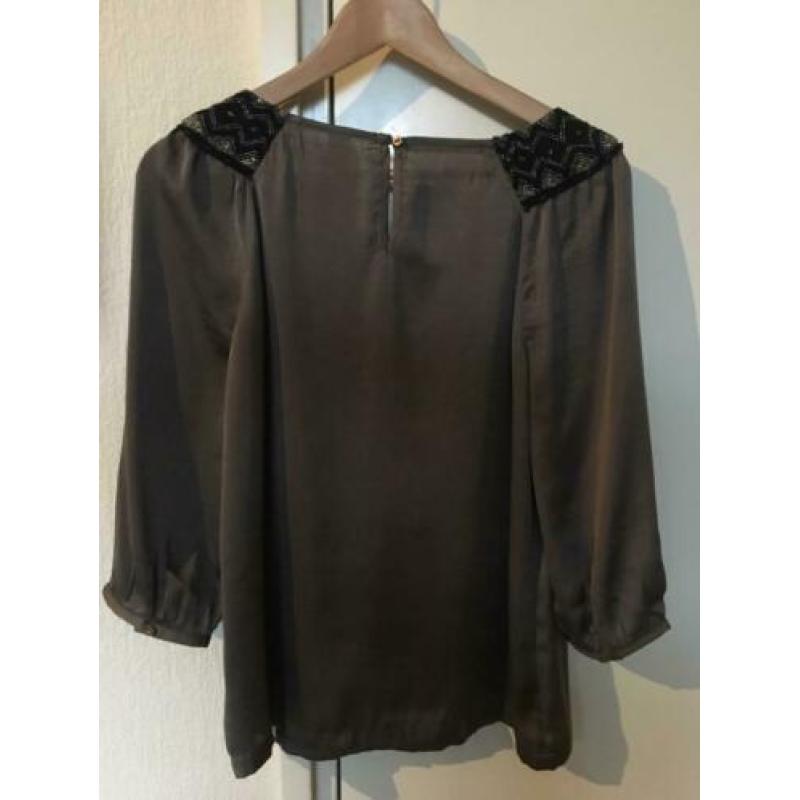 Groene top Maison Scotch maat 2 (38)