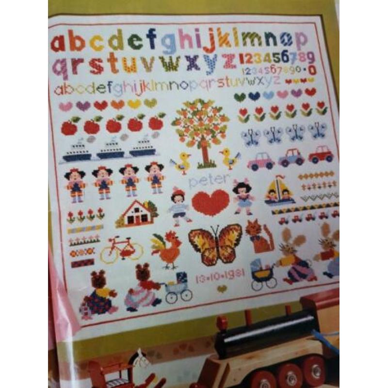 Patroon borduren merklap baby Ariadne