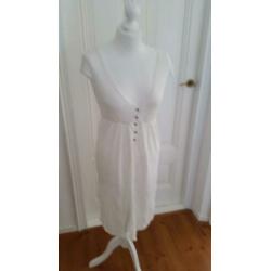 Te koop prachtige dames lange vest wit maat XS merk Expresso