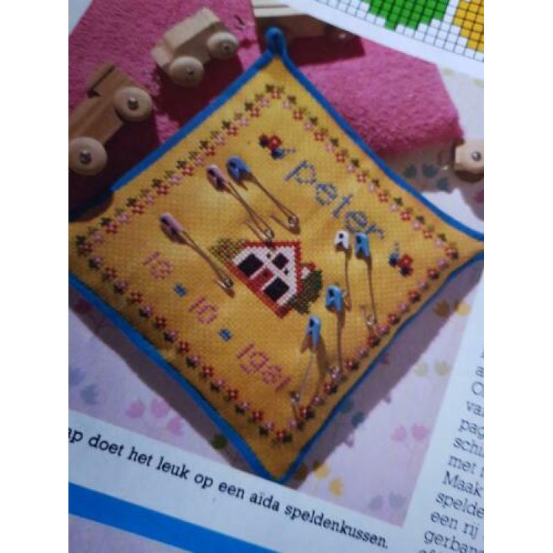 Patroon borduren merklap baby Ariadne