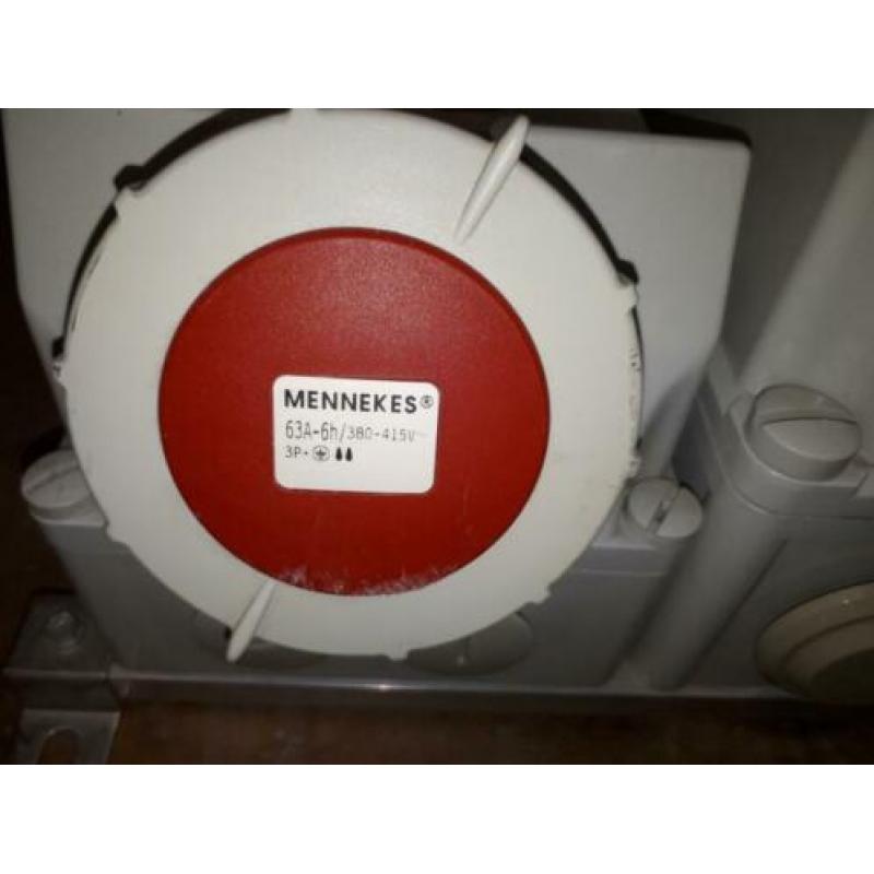 Mennekes verdeelkast 380 / 220 / 42 volt