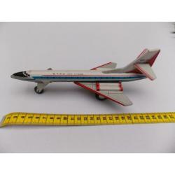 Blikken vliegtuig vintage model Jet Liner in prima staat