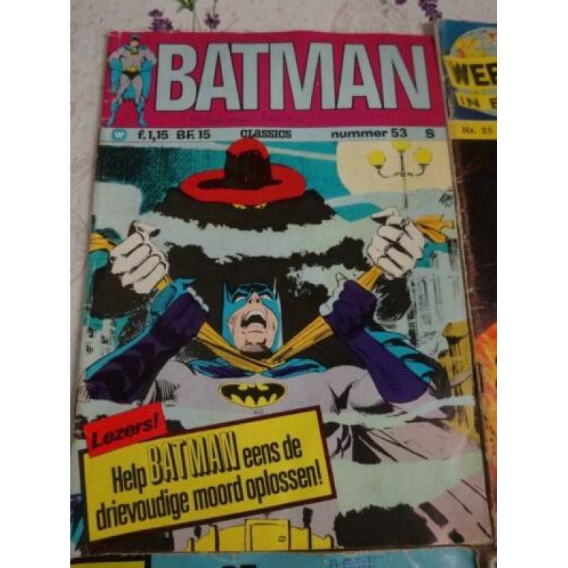 6 oude comics