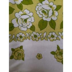 Funky flanellen laken. Vintage. Als nieuw. Lap stof
