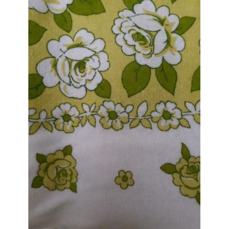 Funky flanellen laken. Vintage. Als nieuw. Lap stof