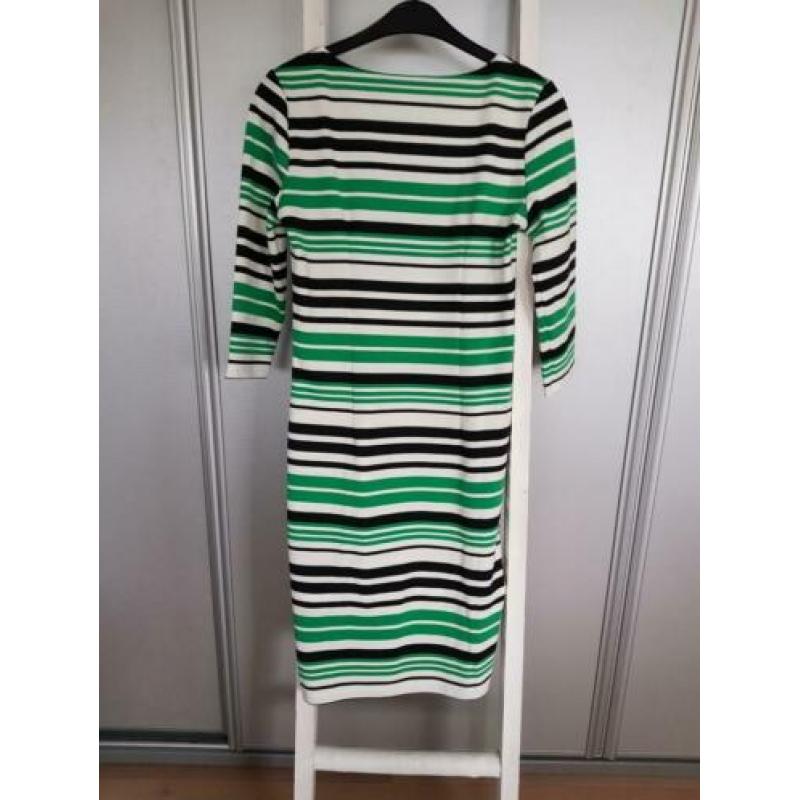 Smashed Lemon jurk streep groen