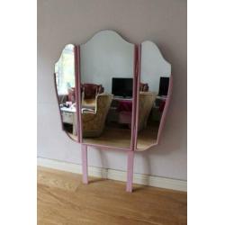 Een mooie 3 luik spiegel om zelf een kaptafel mee te maken