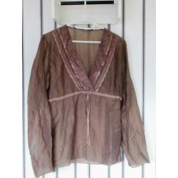 Mango dames shirt maat M zwart