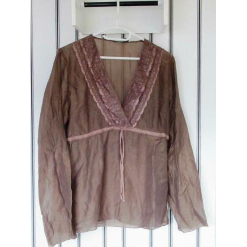 Mango dames shirt maat M zwart