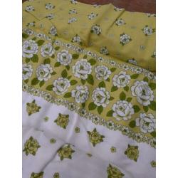 Funky flanellen laken. Vintage. Als nieuw. Lap stof