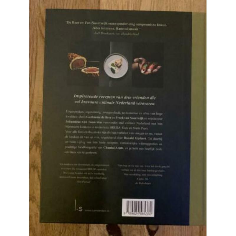 Breda kookboek van restaurant Breda - Freek van Noortwijk