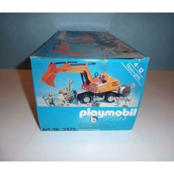 Playmobil Graafmachine. Bouw. OVP. Vintage.