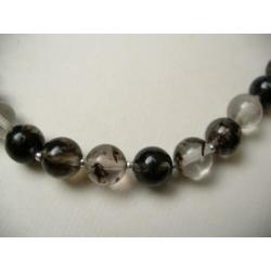 Een mooie Bruine Rutielquartz edelstenen ketting