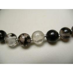 Een mooie Bruine Rutielquartz edelstenen ketting