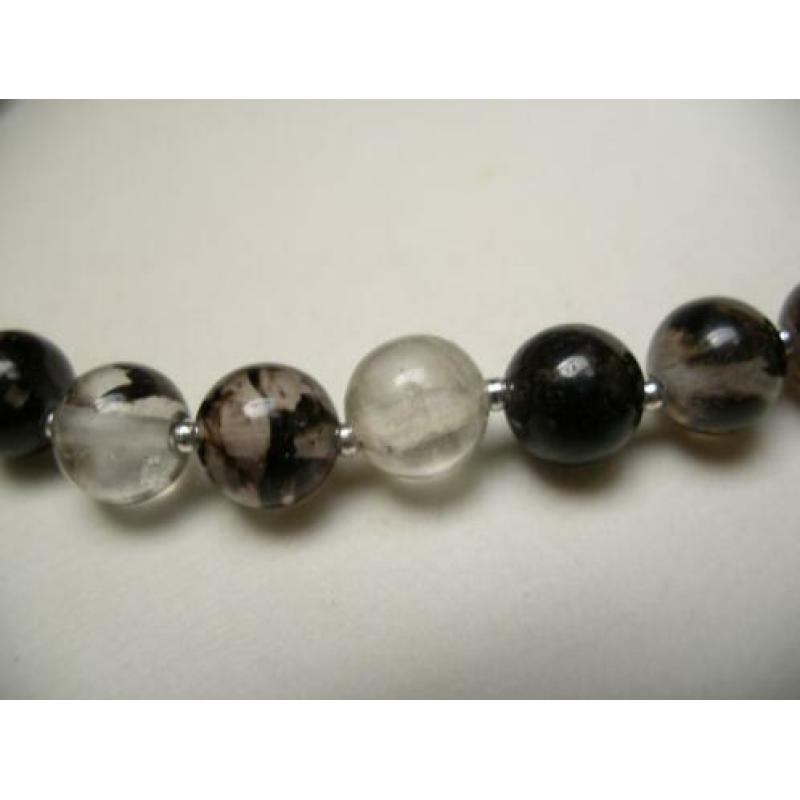 Een mooie Bruine Rutielquartz edelstenen ketting