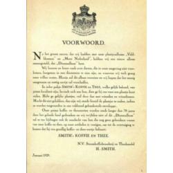 1929 Dierenalbum Stoomkoffiebranderij theehandel H. Smith