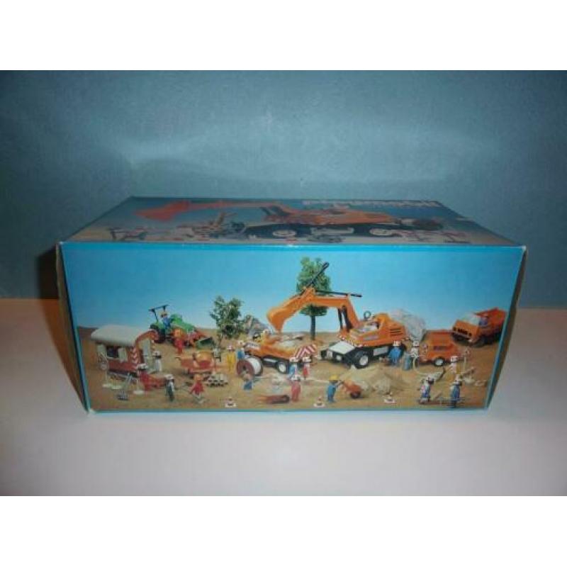 Playmobil Graafmachine. Bouw. OVP. Vintage.