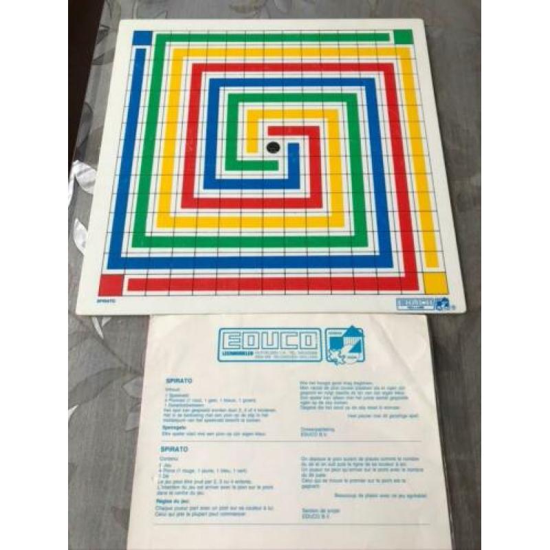 nostalgische educatieve spellendoos