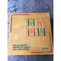 nostalgische educatieve spellendoos