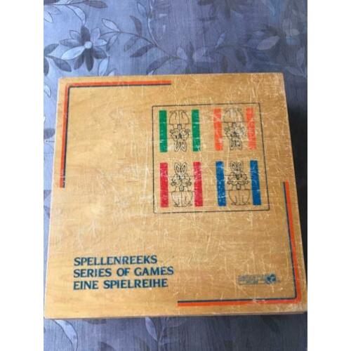 nostalgische educatieve spellendoos
