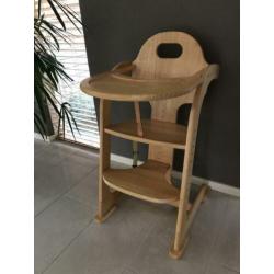Tiamo Wood Collection meegroei kinderstoel