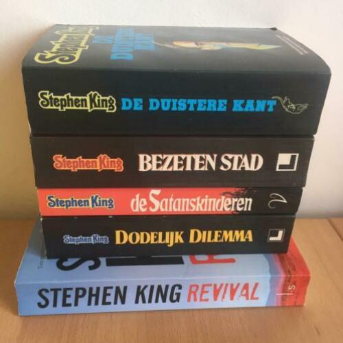 5x Stephen King boeken
