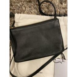 Celine trio bag - zwart met goud