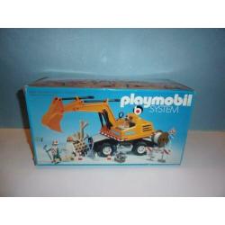 Playmobil Graafmachine. Bouw. OVP. Vintage.