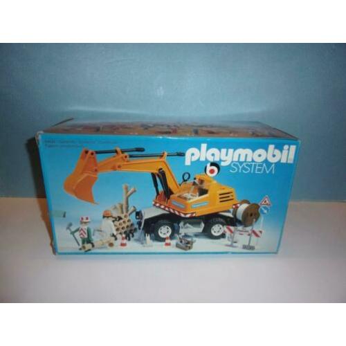 Playmobil Graafmachine. Bouw. OVP. Vintage.