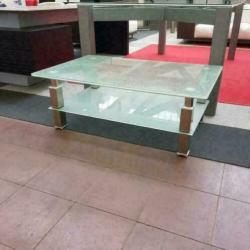Glazen salontafel Crackle glas 110x70 cm, KSB Breda OT391