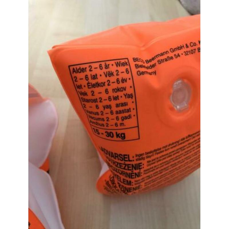 Zwembandjes kinderen 15- 30kg oranje