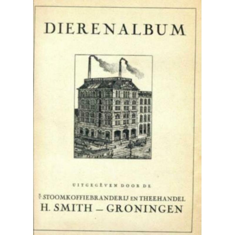 1929 Dierenalbum Stoomkoffiebranderij theehandel H. Smith
