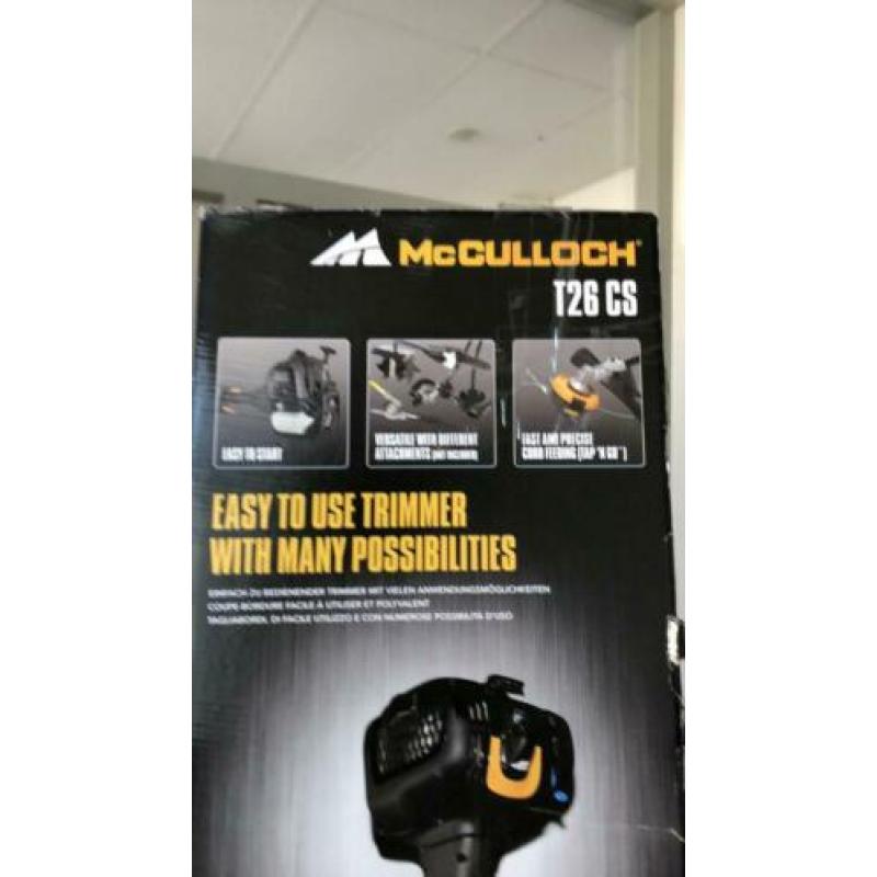 McCulloch benzine grastrimmer T26 CS