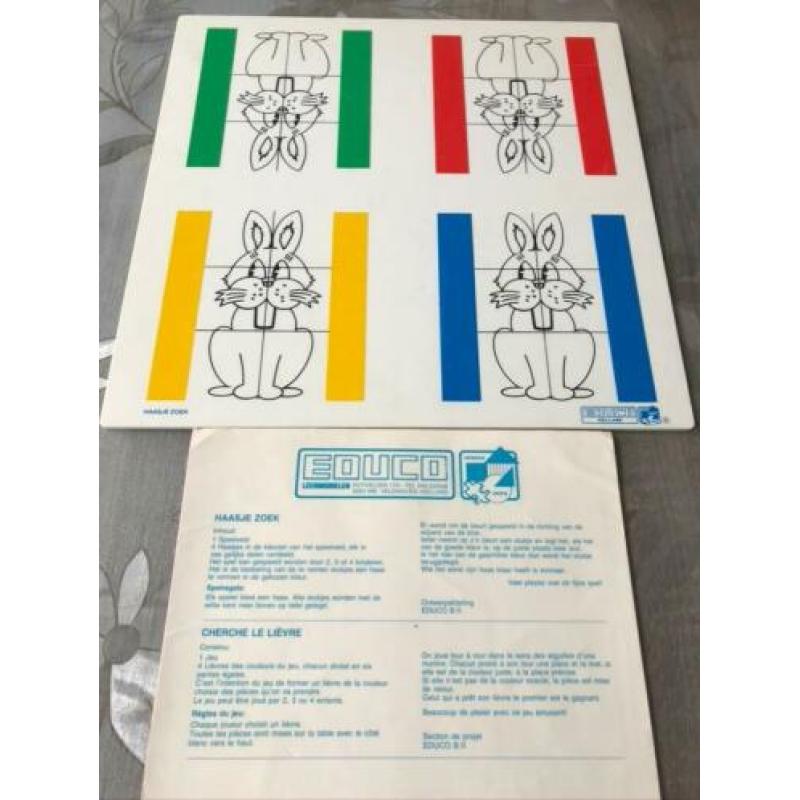 nostalgische educatieve spellendoos