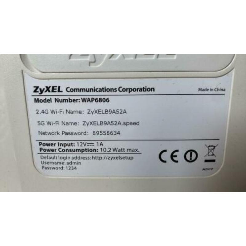 Professionele Router Zyxel WAP6806 - ARMOR X1